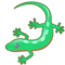 Lizard emoji on Emojidex